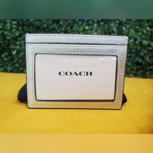 Coach Metallic ID Lanyard Card Case