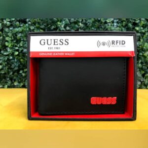 Solid Black Guess Wallet