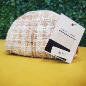 Tweed Dome Cosmetic Pouch